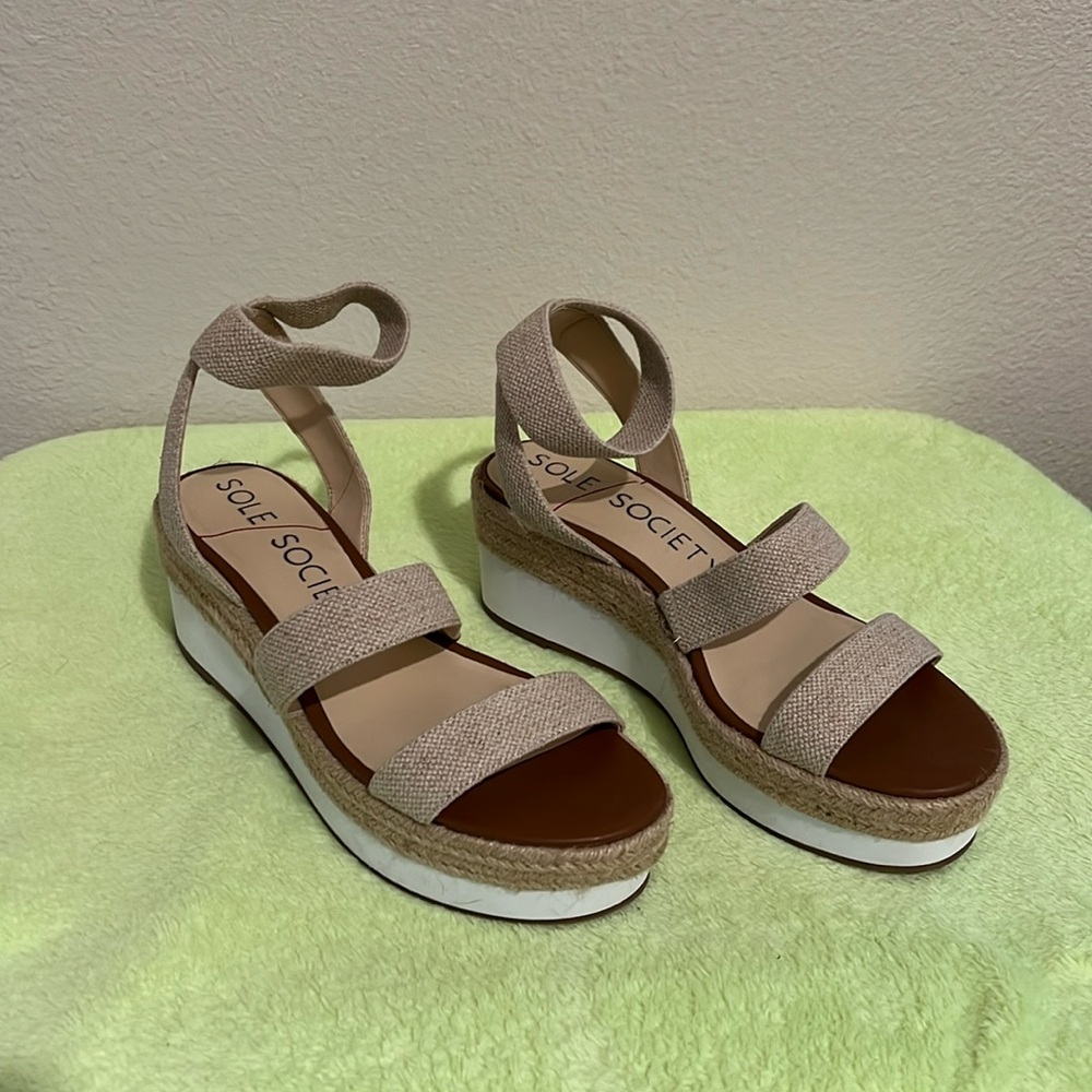 Sole society haven wedge espadrille sandals
